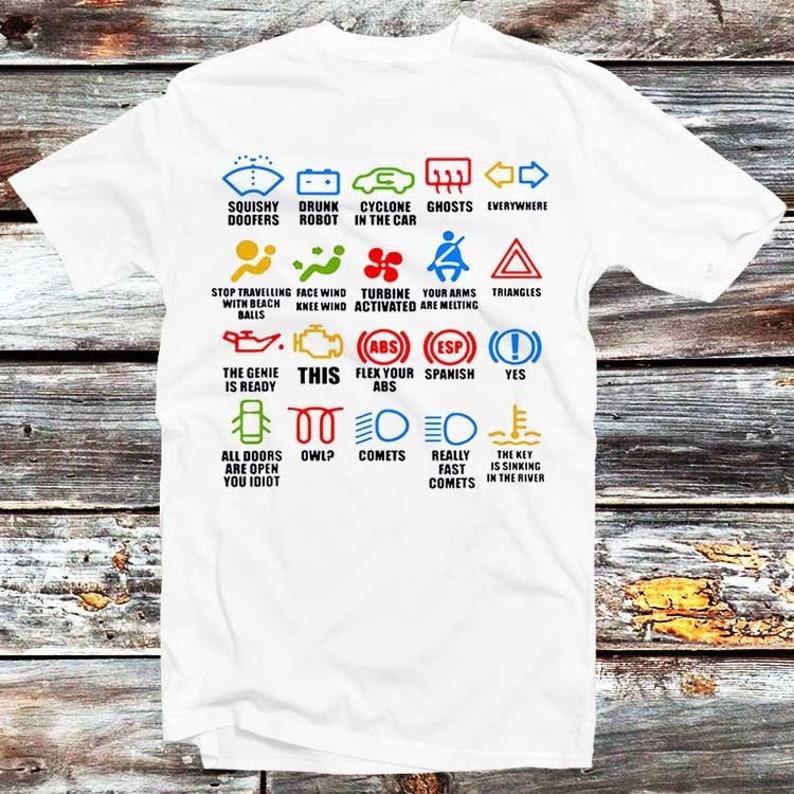 230 Gsm 100% Cotton Funny Car Dash Icons T Shirt Parody Cool Gift For Him Dashboard Warning Lights Mens Womens Top Tee B257 XXS белый
230 Gsm 100% Cotton Funny Car Dash Icons T Shirt Parody Cool Gift For Him Dashboard Warning Lights Mens Womens Top Tee B257 XXS белый