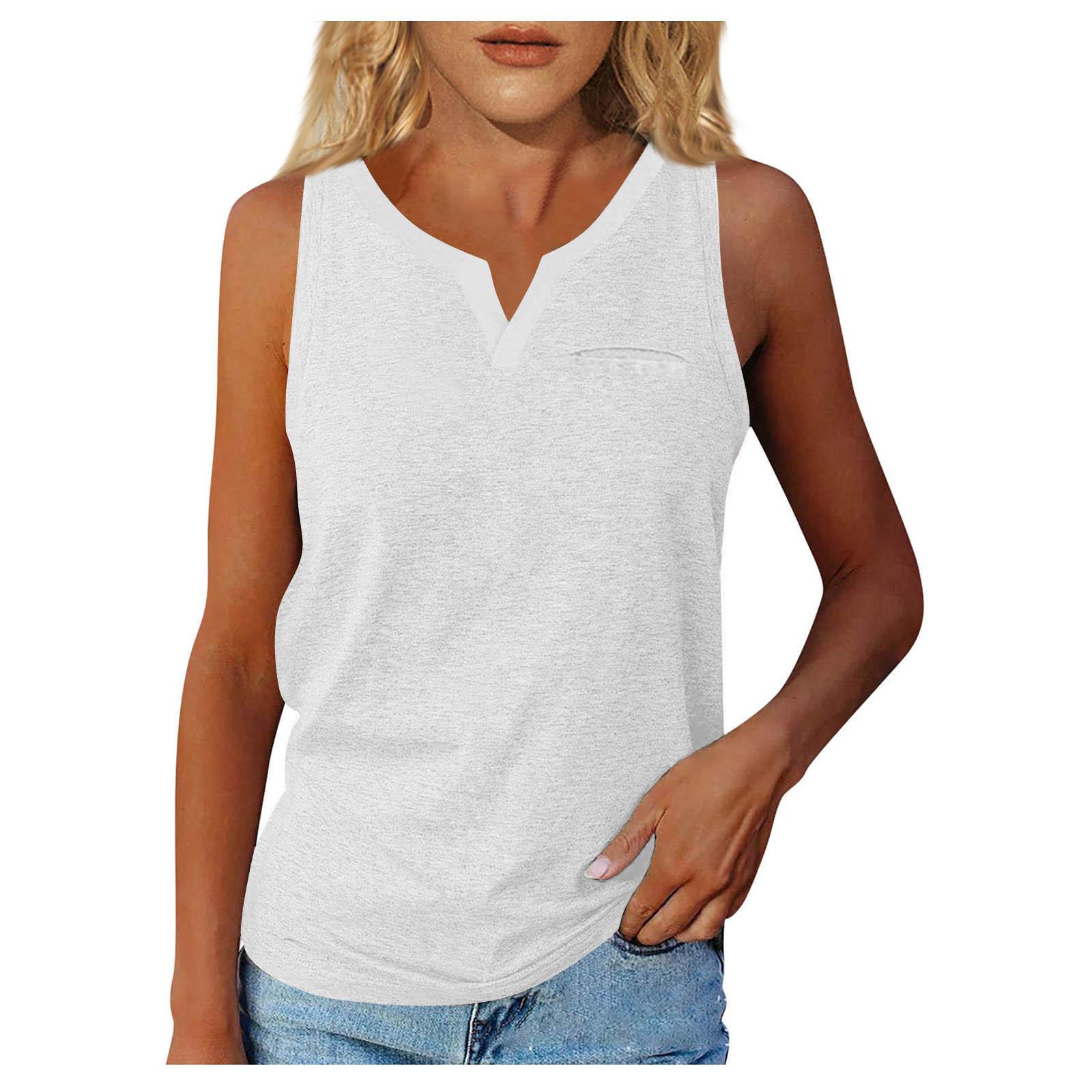 Summer Women s V Neck Sleeveless Cuff Color Short Sleeve Pocket Casual Street T-Shirt Top Vest XXL білий
Summer Women s V Neck Sleeveless Cuff Color Short Sleeve Pocket Casual Street T-Shirt Top Vest XXL білий
