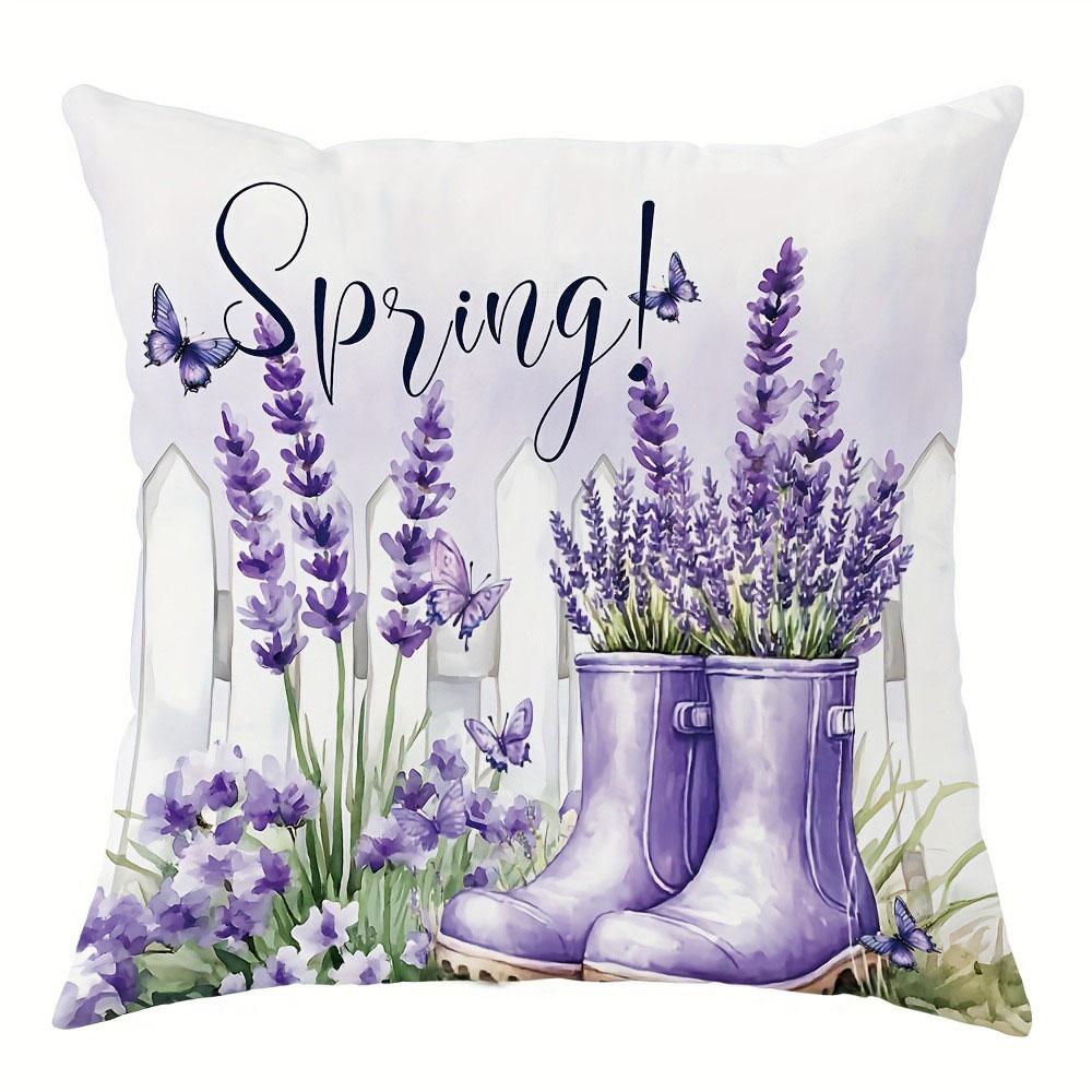 Purple Butterfly Pattern Home Decor Pillowcase Bedroom Living Room Sofa Decoration Polyester Cushion Cover with Zipper 45x45cm
Purple Butterfly Pattern Home Decor Pillowcase Bedroom Living Room Sofa Decoration Polyester Cushion Cover with Zipper 45x45cm
