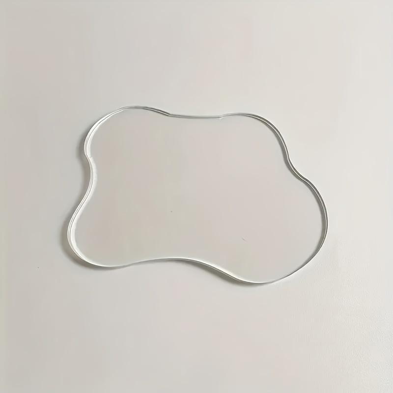 1 abstract cloud shaped acrylic coaster, polished metal finish, versatile jewelry display and coaster прозрачный
1 abstract cloud shaped acrylic coaster, polished metal finish, versatile jewelry display and coaster прозрачный