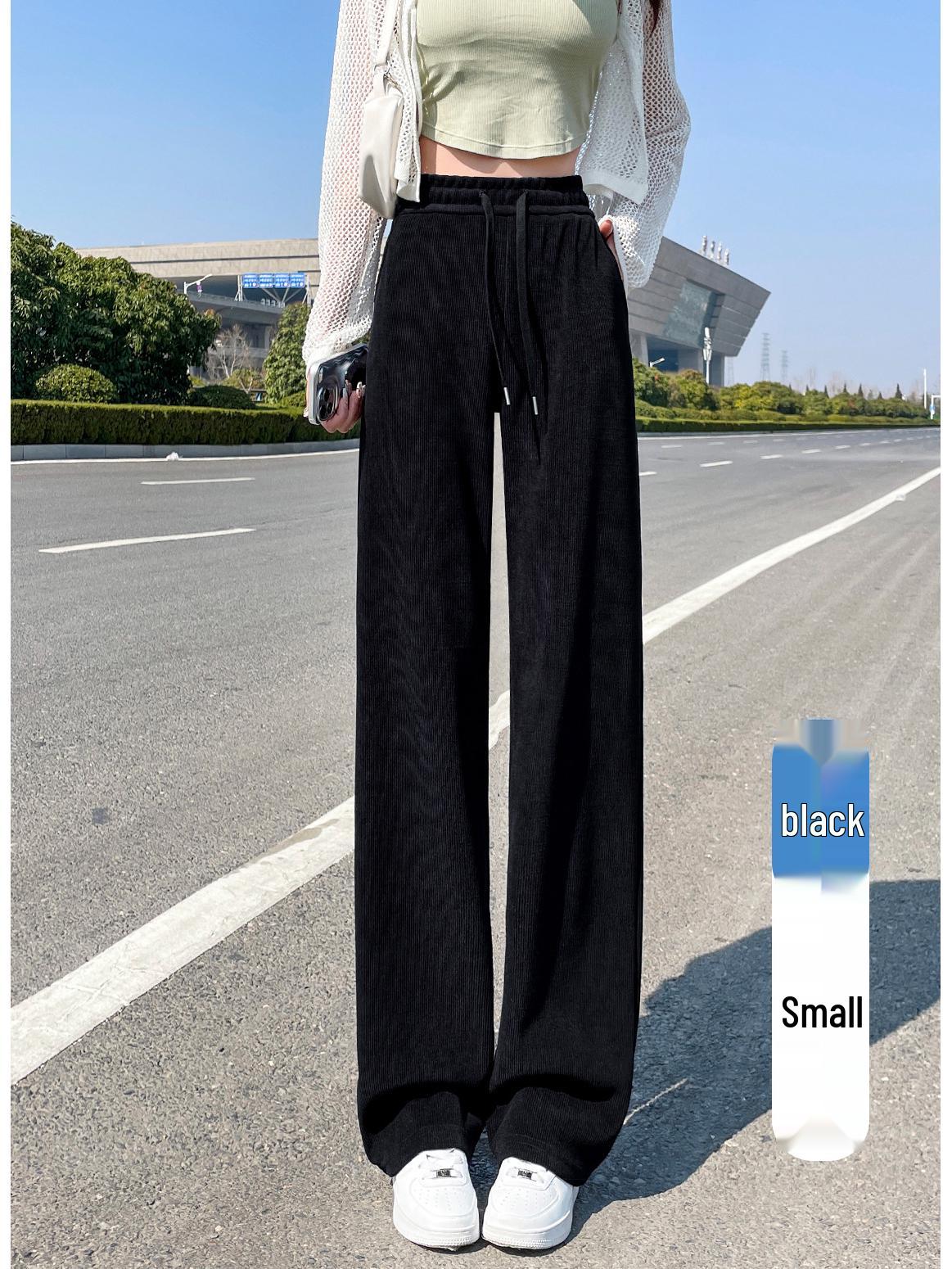 Women s Chenille Wide-Leg Pants - Velvet-Lined, High-Waisted, Loose Fit, Petite Straight-Leg for Autumn/Winter S for 80-95 jin
Women s Chenille Wide-Leg Pants - Velvet-Lined, High-Waisted, Loose Fit, Petite Straight-Leg for Autumn/Winter S for 80-95 jin