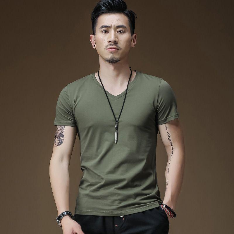 Men s Black V-Neck Slim Cotton T-Shirt - Short-Sleeved Summer Trend 5XL
Men s Black V-Neck Slim Cotton T-Shirt - Short-Sleeved Summer Trend 5XL