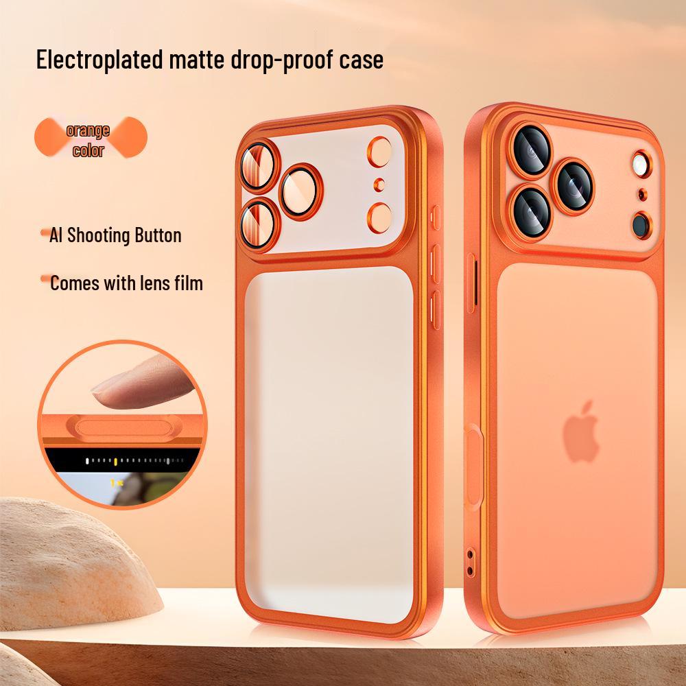 iPhone 17 Pro Max Stylish Matte TPU Case with Lens Film iPhone 11 оранжевый
iPhone 17 Pro Max Stylish Matte TPU Case with Lens Film iPhone 11 оранжевый