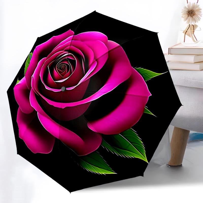 1pc Rose Print Automatic Umbrella | Portable Foldable 8-Rib Manual Open, Cute Birthday & Holiday Gift for Outdoor yy260107126
1pc Rose Print Automatic Umbrella | Portable Foldable 8-Rib Manual Open, Cute Birthday & Holiday Gift for Outdoor yy260107126