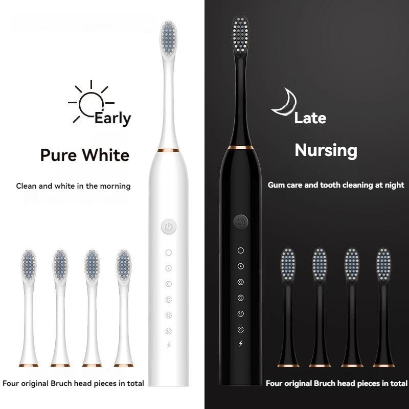 Automatic Electric Toothbrush Adult CHILDREN S Universal Soft-bristle Toothbrush Charging Six-speed Automatic Toothbrush
Automatic Electric Toothbrush Adult CHILDREN S Universal Soft-bristle Toothbrush Charging Six-speed Automatic Toothbrush