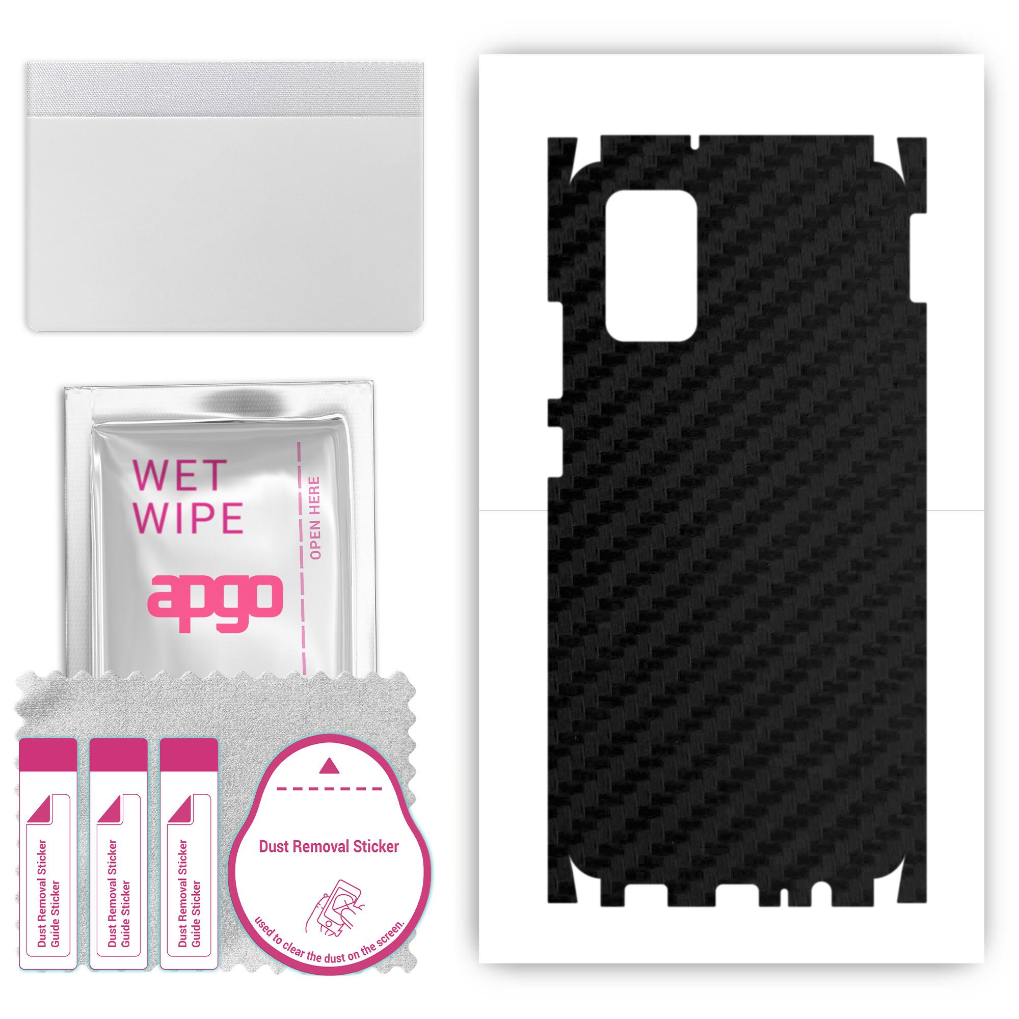 apgo Protective Skin Sticker for the back+sides compatible with Samsung Galaxy F02s, Full Wrap Film, Foil, Vinyl - Pattern Carbon Black
apgo Protective Skin Sticker for the back+sides compatible with Samsung Galaxy F02s, Full Wrap Film, Foil, Vinyl - Pattern Carbon Black