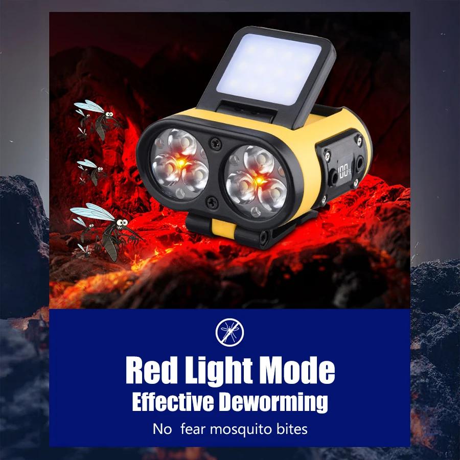 Outdoor Portable 6Led Headlamps with Portable Cap Clip Headlight USB Rechargeable Emergency Headtorch Outdoor Camping Work Light
Outdoor Portable 6Led Headlamps with Portable Cap Clip Headlight USB Rechargeable Emergency Headtorch Outdoor Camping Work Light