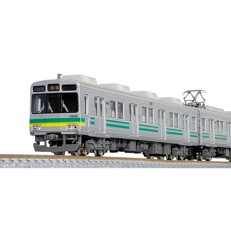 green max N gauge Chichibu Railway 7500 series 6th formation 3-car train set powered 31948 model railway train
green max N gauge Chichibu Railway 7500 series 6th formation 3-car train set powered 31948 model railway train