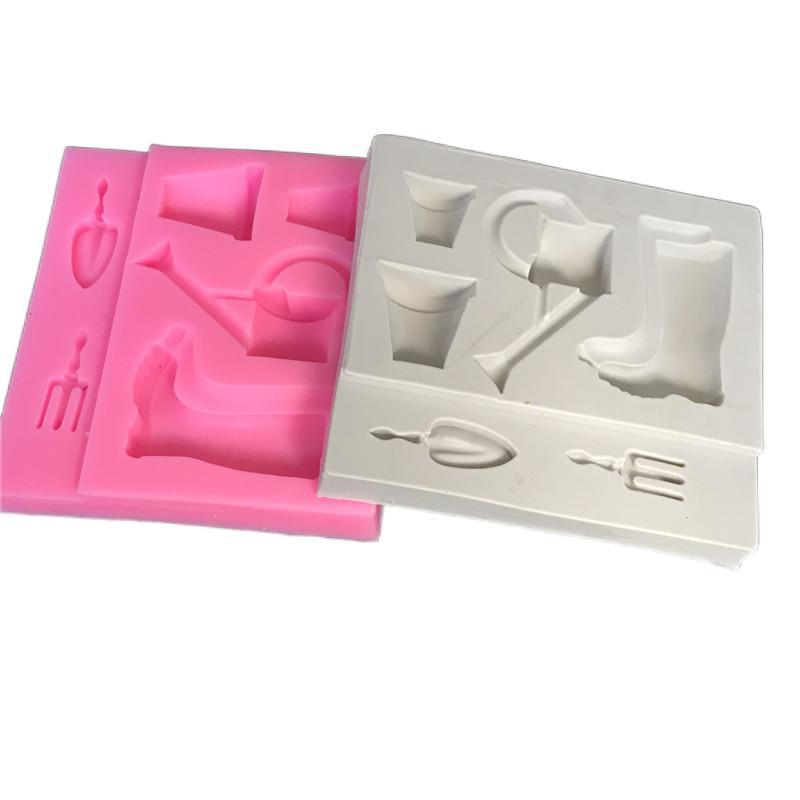 Силиконовая форма для полива, форма для украшения торта, сахарная резинка, инструмент для пасты, 3D форма для шоколадного мусса