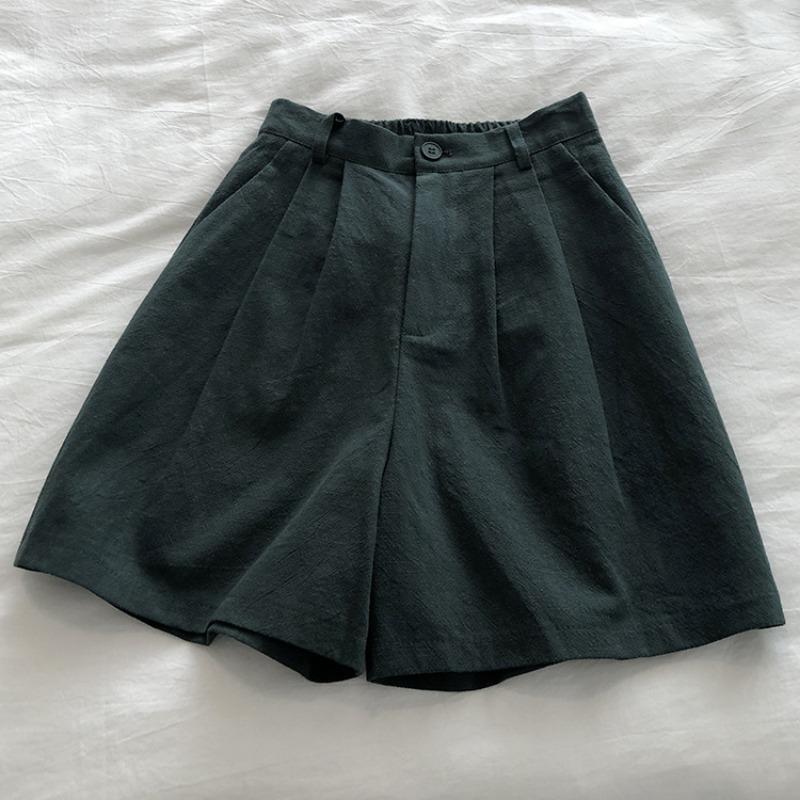 Summer Breathable Cotton and Linen Shorts, Japanese Retro High-waisted Linen Wide-leg Pants, Casual Suit for Women 3XL зелений
Summer Breathable Cotton and Linen Shorts, Japanese Retro High-waisted Linen Wide-leg Pants, Casual Suit for Women 3XL зелений