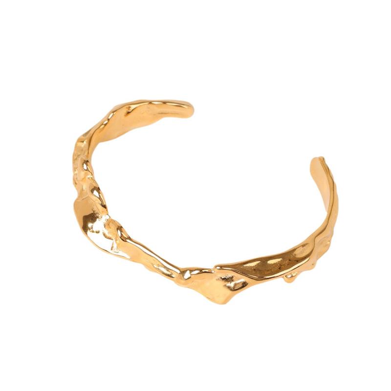 1pc Bracelet Trendy Bangle Elegant Wristband Round Waterproof Stainless Steel Jewelry Irregular Texture
1pc Bracelet Trendy Bangle Elegant Wristband Round Waterproof Stainless Steel Jewelry Irregular Texture