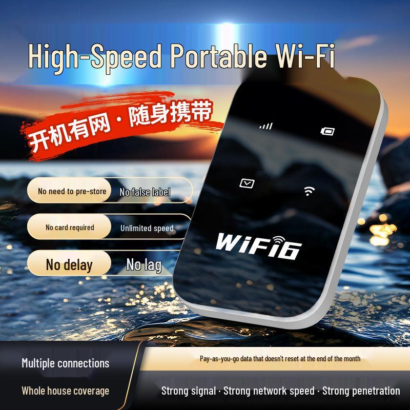 Portable WiFi 6 - Long Battery, Multi-Device Support for Home, Car & Outdoors 850m
Portable WiFi 6 - Long Battery, Multi-Device Support for Home, Car & Outdoors 850m