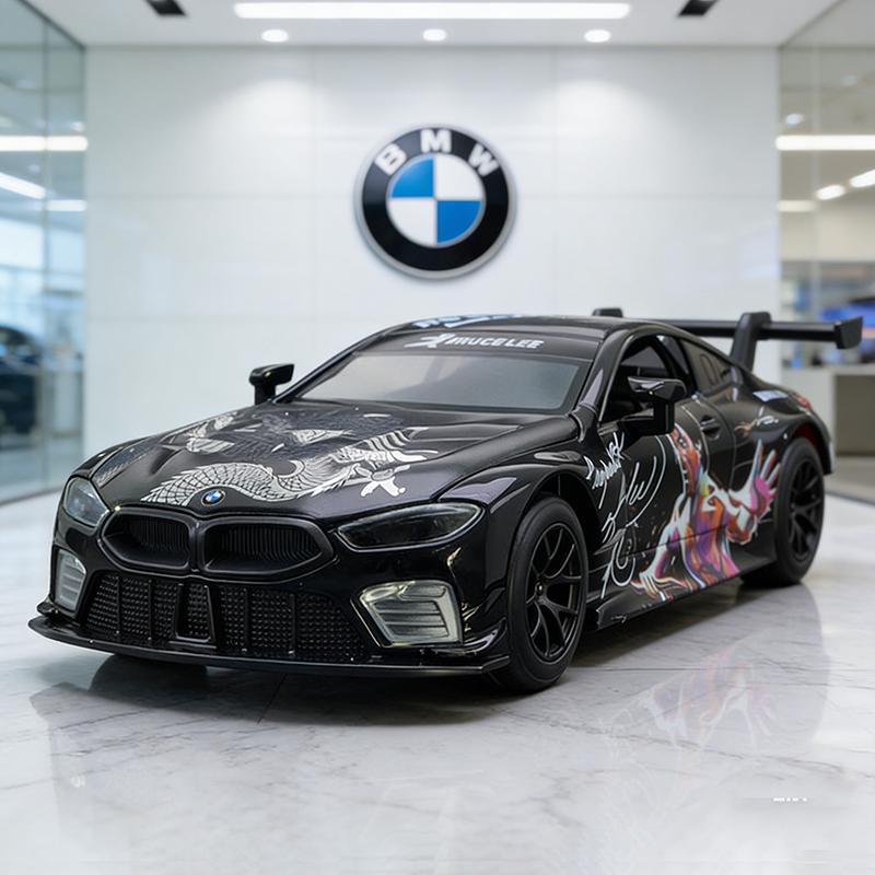 1/32 BMW M8 GTE Bruce Lee Alloy Die Cast Toy Car Model Sound and Light Children s Toy Collectibles Birthday Gift чорний
1/32 BMW M8 GTE Bruce Lee Alloy Die Cast Toy Car Model Sound and Light Children s Toy Collectibles Birthday Gift чорний