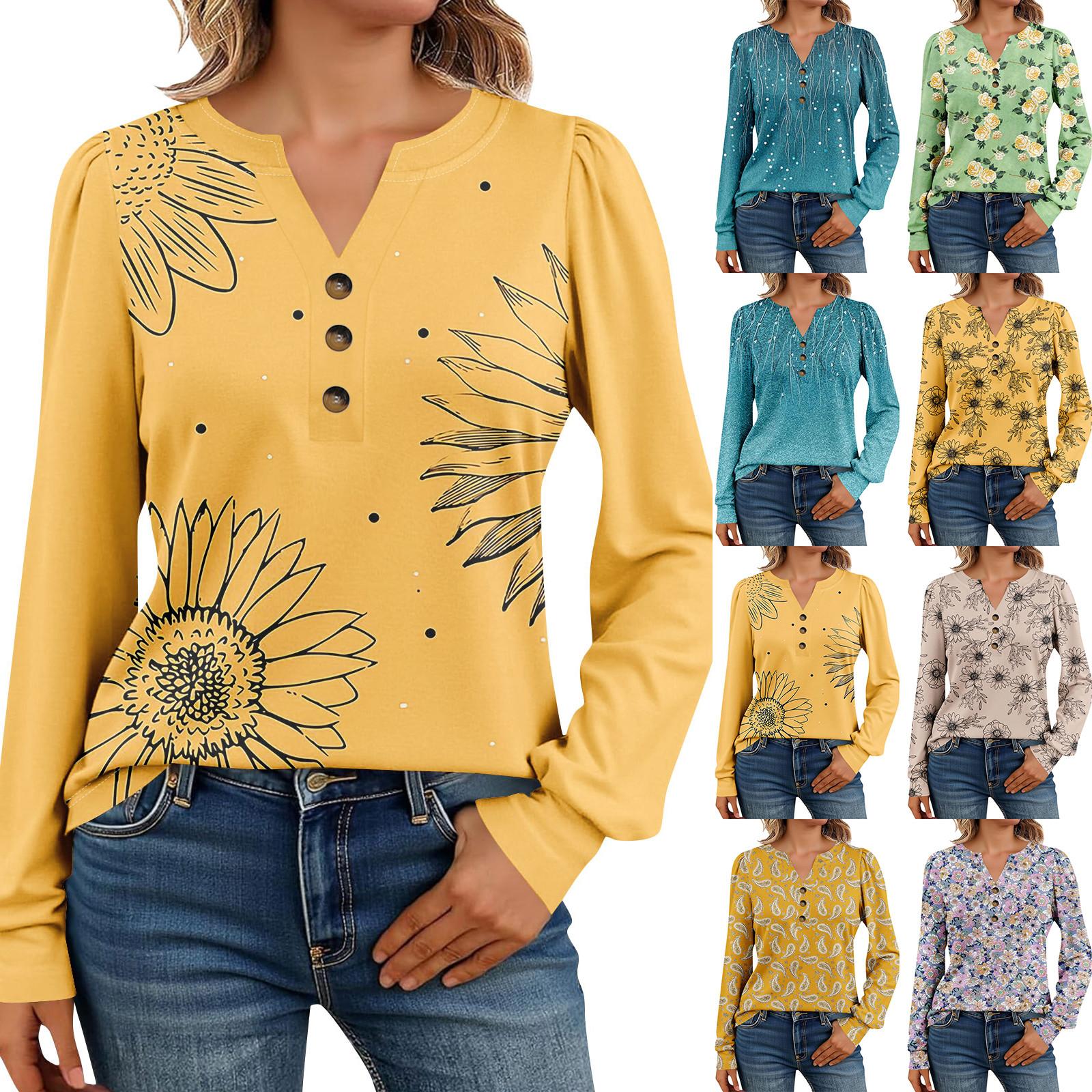 Women s Long Sleeve Shirts Henely Casual Tops Trendy Blouses Cute T-Shirts L ціан
Women s Long Sleeve Shirts Henely Casual Tops Trendy Blouses Cute T-Shirts L ціан