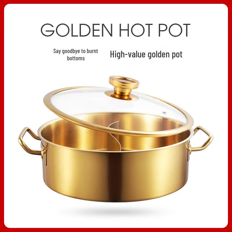 Yoshida Sho Stainless Steel Yuan-yang Hot Pot - 32cm
Yoshida Sho Stainless Steel Yuan-yang Hot Pot - 32cm