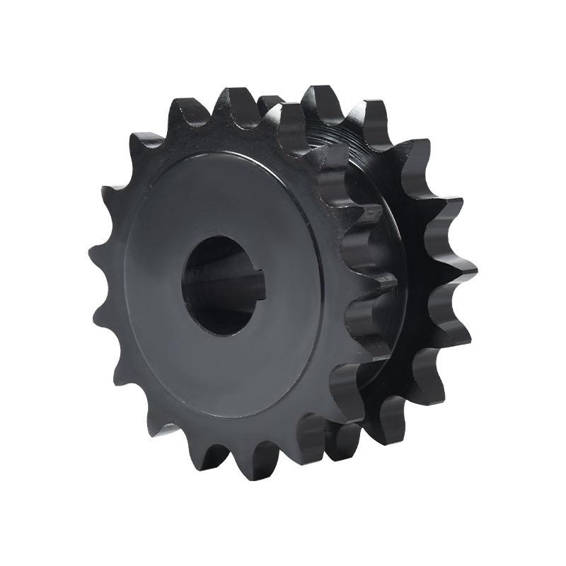 High Precision 45# Steel Double Row Double Pitch Galvanized Roller Bearing Sprocket
High Precision 45# Steel Double Row Double Pitch Galvanized Roller Bearing Sprocket