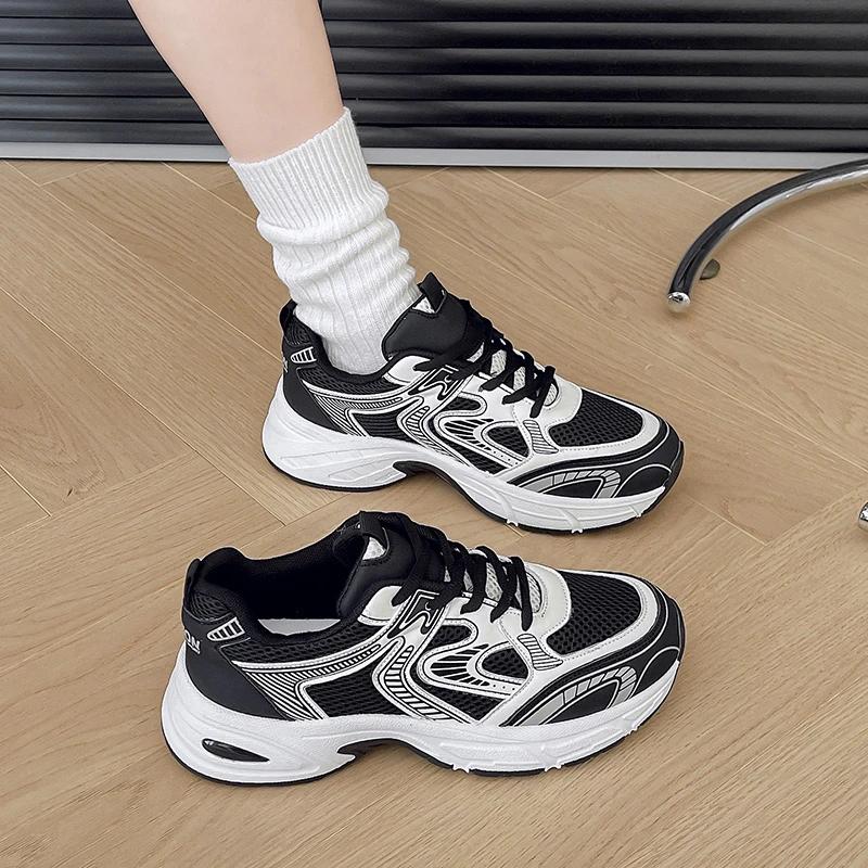 Fashion Comfortable Casual Women s Shoes Spring and Autumn New Thick Sole Shallow Mouth Breathable Lace-up Sports Shoes 36 чёрный
Fashion Comfortable Casual Women s Shoes Spring and Autumn New Thick Sole Shallow Mouth Breathable Lace-up Sports Shoes 36 чёрный