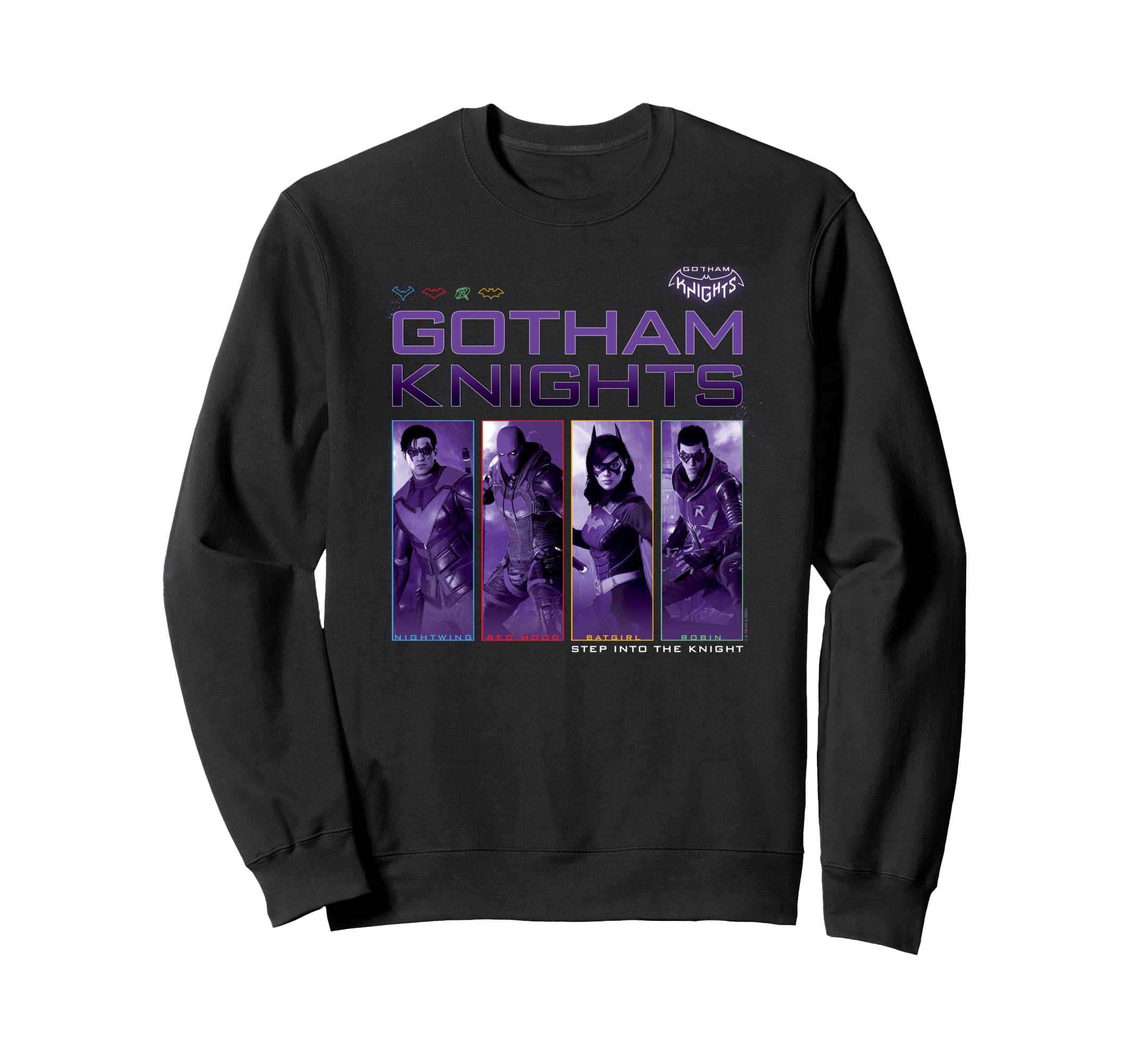 Gotham Knights Figure Card Batgirl Nightwing Red Hood Robin Sweatshirt
Gotham Knights Figure Card Batgirl Nightwing Red Hood Robin Sweatshirt
