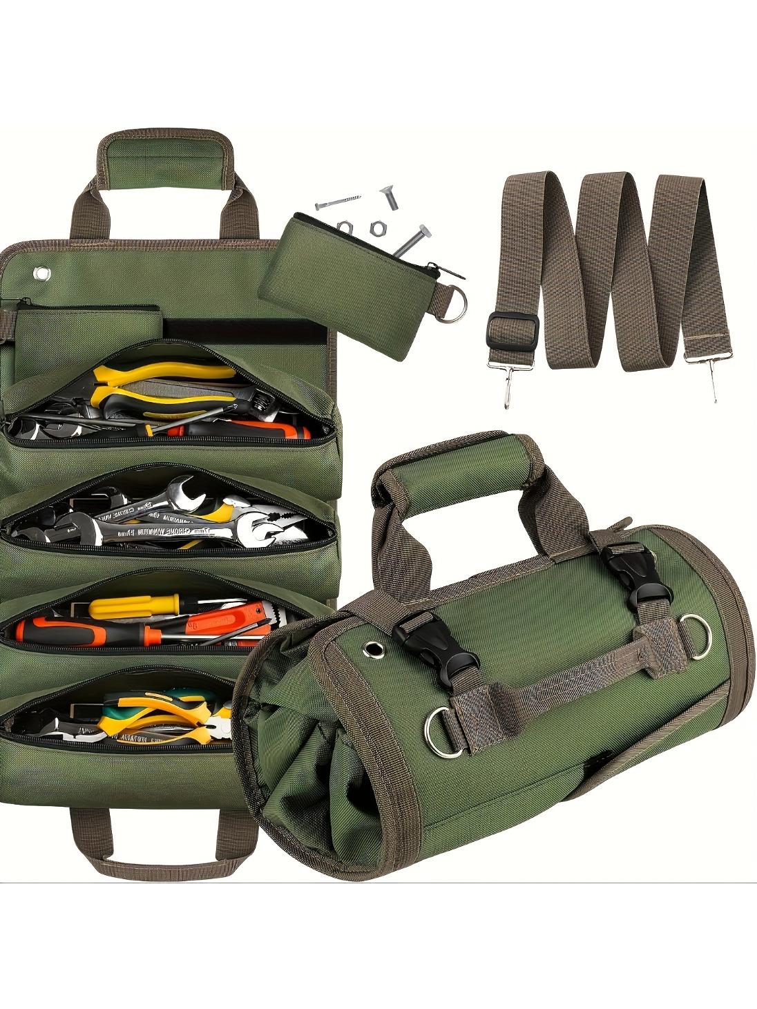 1pc Heavy Duty Tool Organizer Bag, Multi Compartment Storage Case for Tools, Camping, Gardening, DIY, Workshop & Garage Use зелений
1pc Heavy Duty Tool Organizer Bag, Multi Compartment Storage Case for Tools, Camping, Gardening, DIY, Workshop & Garage Use зелений