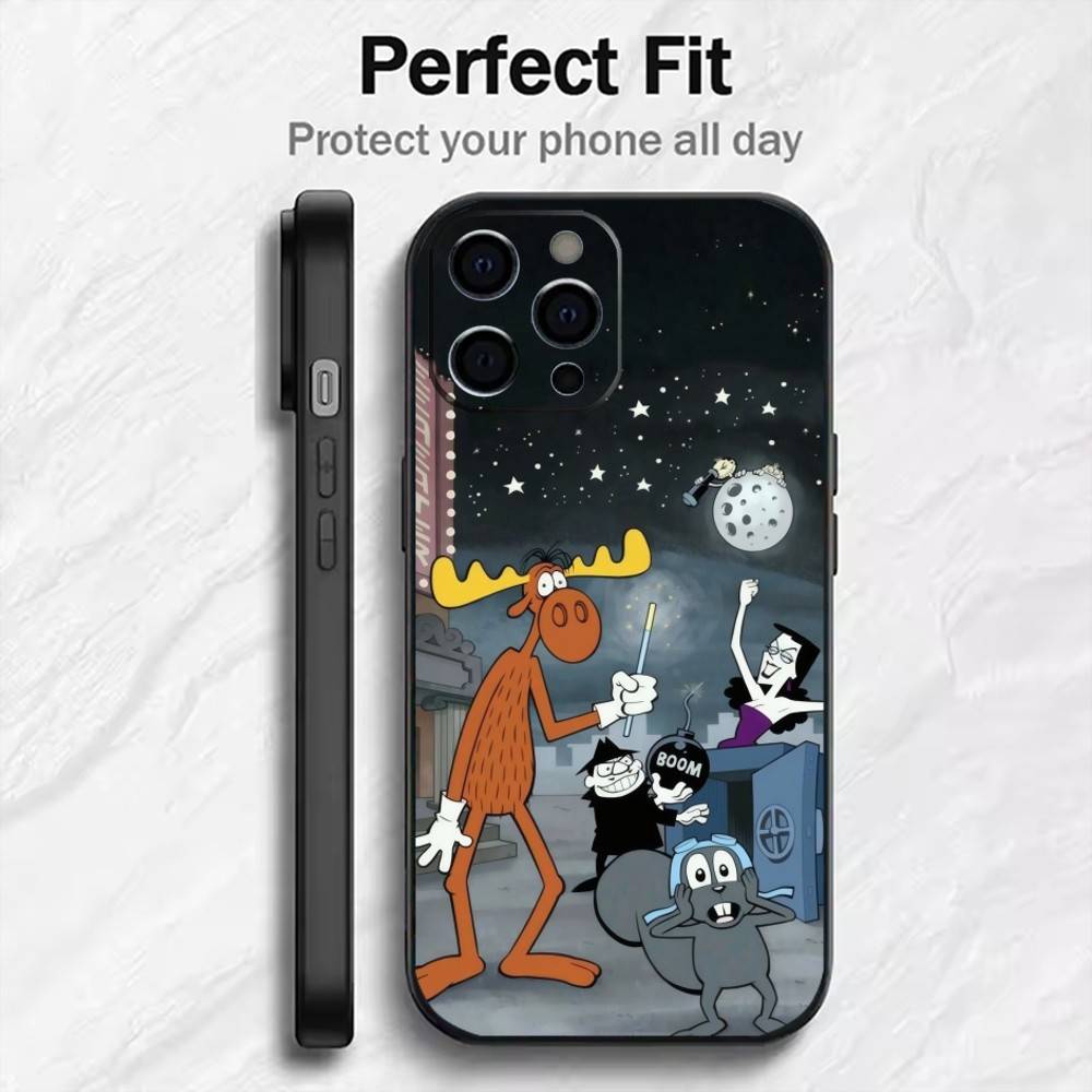 Cartoon R-Rocky and His Friend B-Bullwinkle Phone Case For iPhone17,16,15,14,13,12 Plus,Max Soft Silicone Black Cover iPhone15plus
Cartoon R-Rocky and His Friend B-Bullwinkle Phone Case For iPhone17,16,15,14,13,12 Plus,Max Soft Silicone Black Cover iPhone15plus