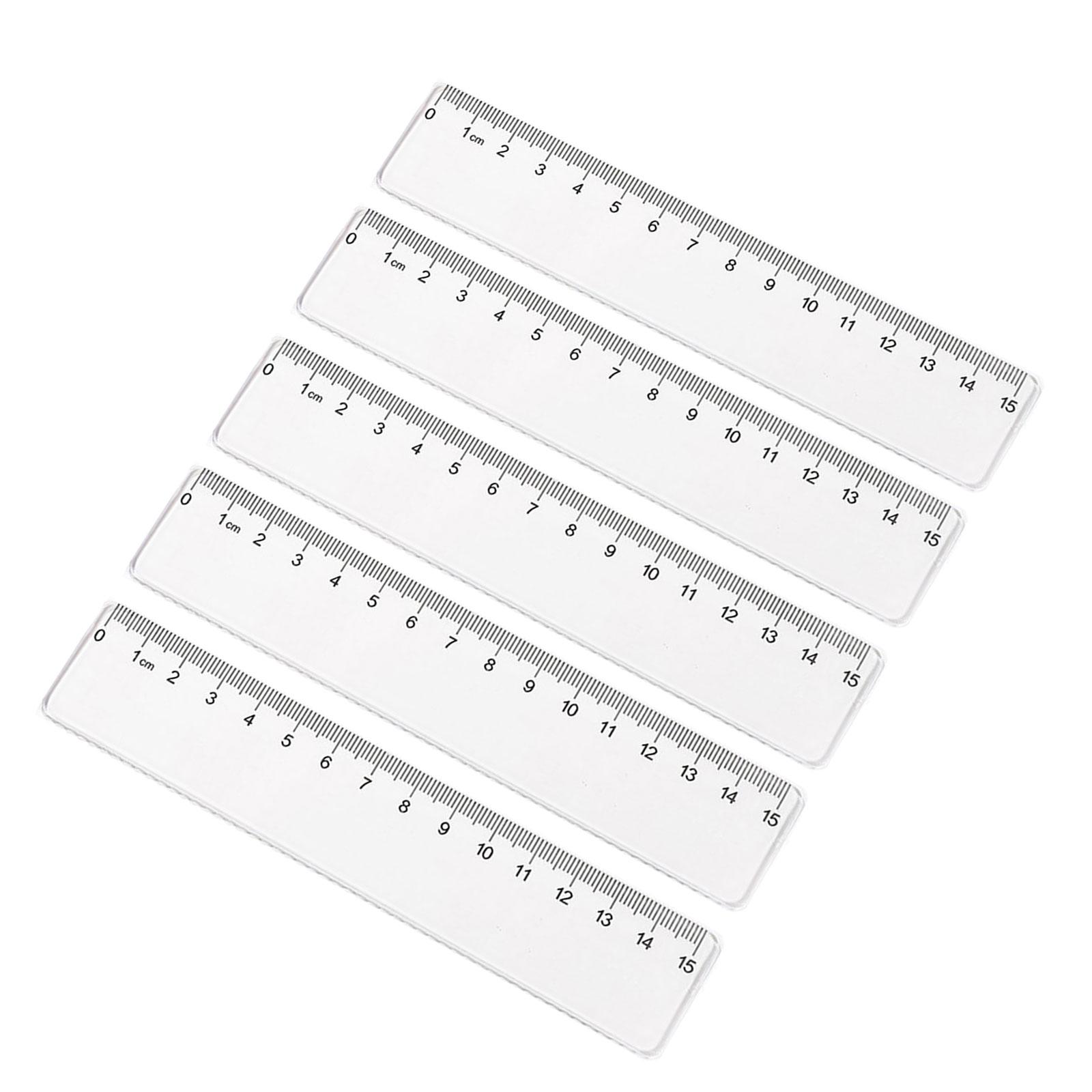 5 Pcs 15cm 20cm Plastic Ruler Straight Ruler Primary School Ruler Set Clear Ruler School Office Supplies for Students 15
5 Pcs 15cm 20cm Plastic Ruler Straight Ruler Primary School Ruler Set Clear Ruler School Office Supplies for Students 15
