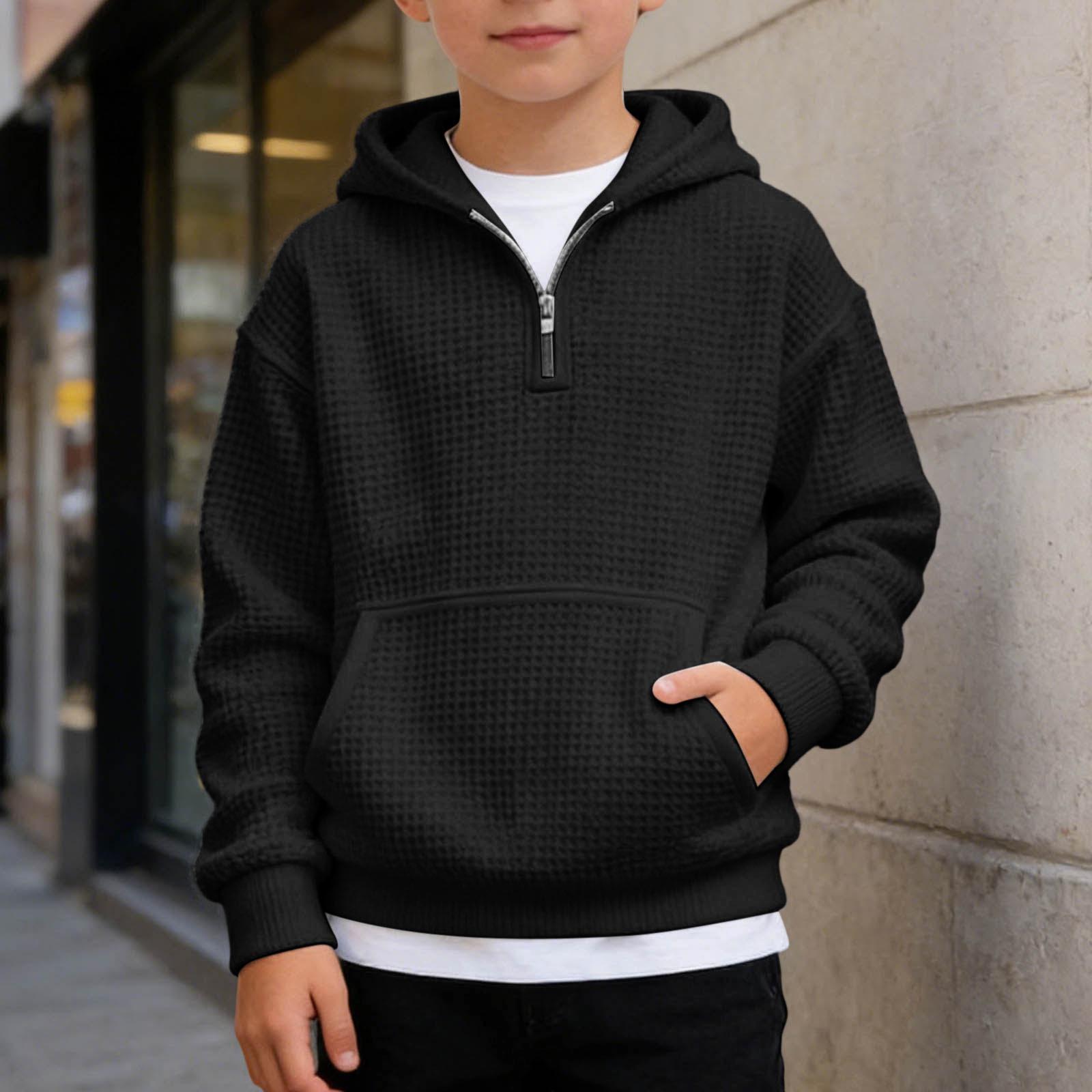Autumn Half-Zip Waffle Fabric Hoodie - Solid Color Print XL
Autumn Half-Zip Waffle Fabric Hoodie - Solid Color Print XL