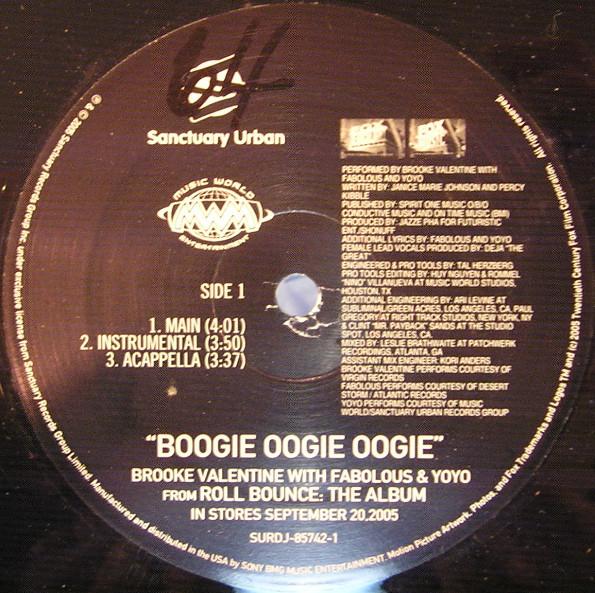 12inch Record BROOKE VALENTINE, FABOLOUS & YO-YO - Boogie Oogie Oogie SURDJ857421 Sanctuary Urban 2005 US Rap & Hip-Hop/R&B Used
12inch Record BROOKE VALENTINE, FABOLOUS & YO-YO - Boogie Oogie Oogie SURDJ857421 Sanctuary Urban 2005 US Rap & Hip-Hop/R&B Used