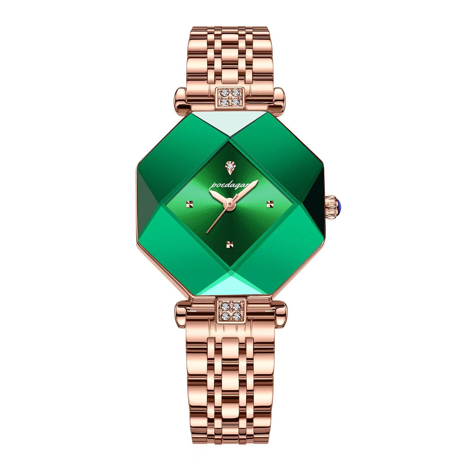 POEDAGAR Women Watch Luxury Green Diamond Quartz Ladies Watches Waterproof Stainless Stain Fashion Watches Girlfriend Gif S зелений/золотий
POEDAGAR Women Watch Luxury Green Diamond Quartz Ladies Watches Waterproof Stainless Stain Fashion Watches Girlfriend Gif S зелений/золотий
