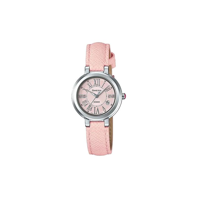 Casio CASIOSHEEN series simple casual fashion quartz movement leather strap Japanese and Korean watch women s watch pink dial SHE-4029L-4A розовый
Casio CASIOSHEEN series simple casual fashion quartz movement leather strap Japanese and Korean watch women s watch pink dial SHE-4029L-4A розовый