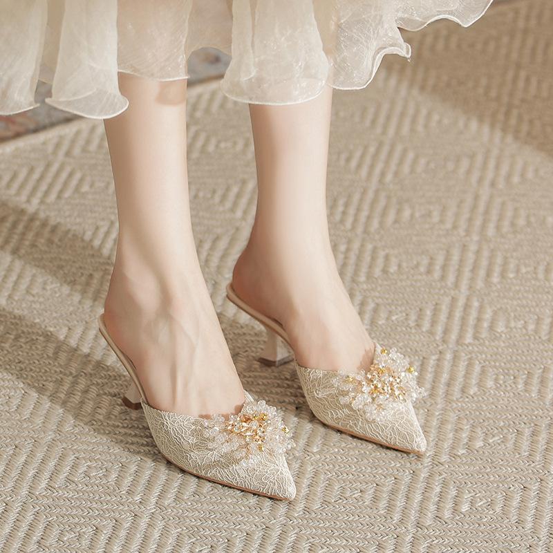 High heels, thin heels, high-end sense, niche design sense, bag head sandals, women s new spring models, not tired feet, single shoes 39 шампанського
High heels, thin heels, high-end sense, niche design sense, bag head sandals, women s new spring models, not tired feet, single shoes 39 шампанського