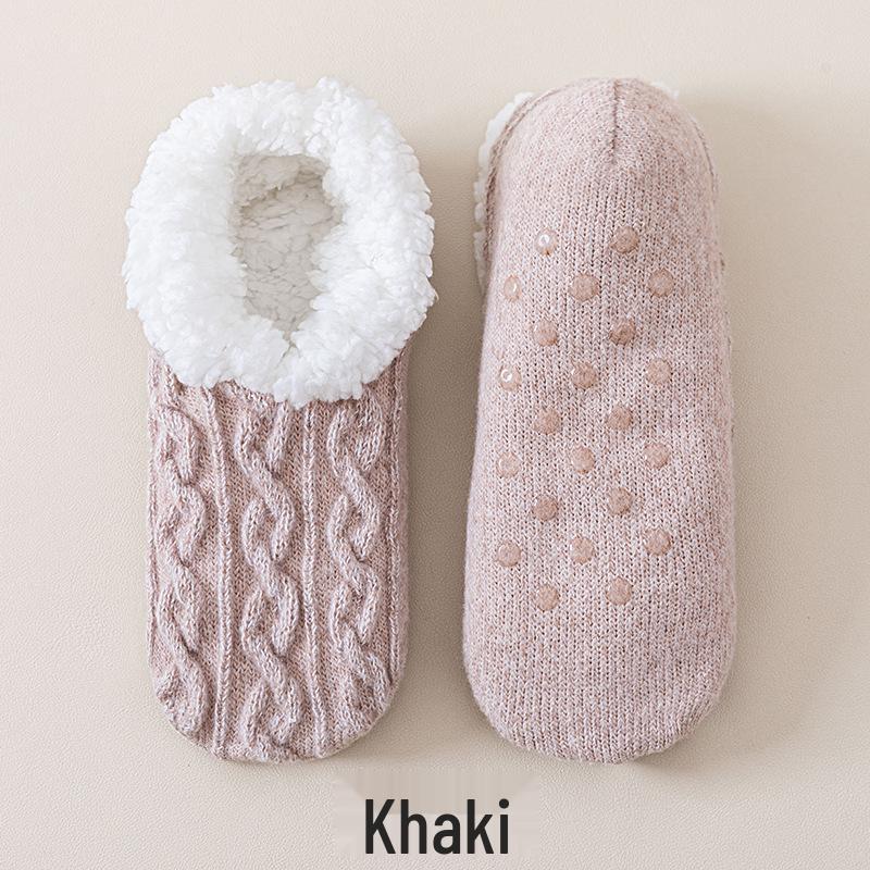 Plus Velvet Thick Winter Lamb Wool Non-Slip Floor Socks for Men & Women - Warm Home Sleep Covers One Size
Plus Velvet Thick Winter Lamb Wool Non-Slip Floor Socks for Men & Women - Warm Home Sleep Covers One Size