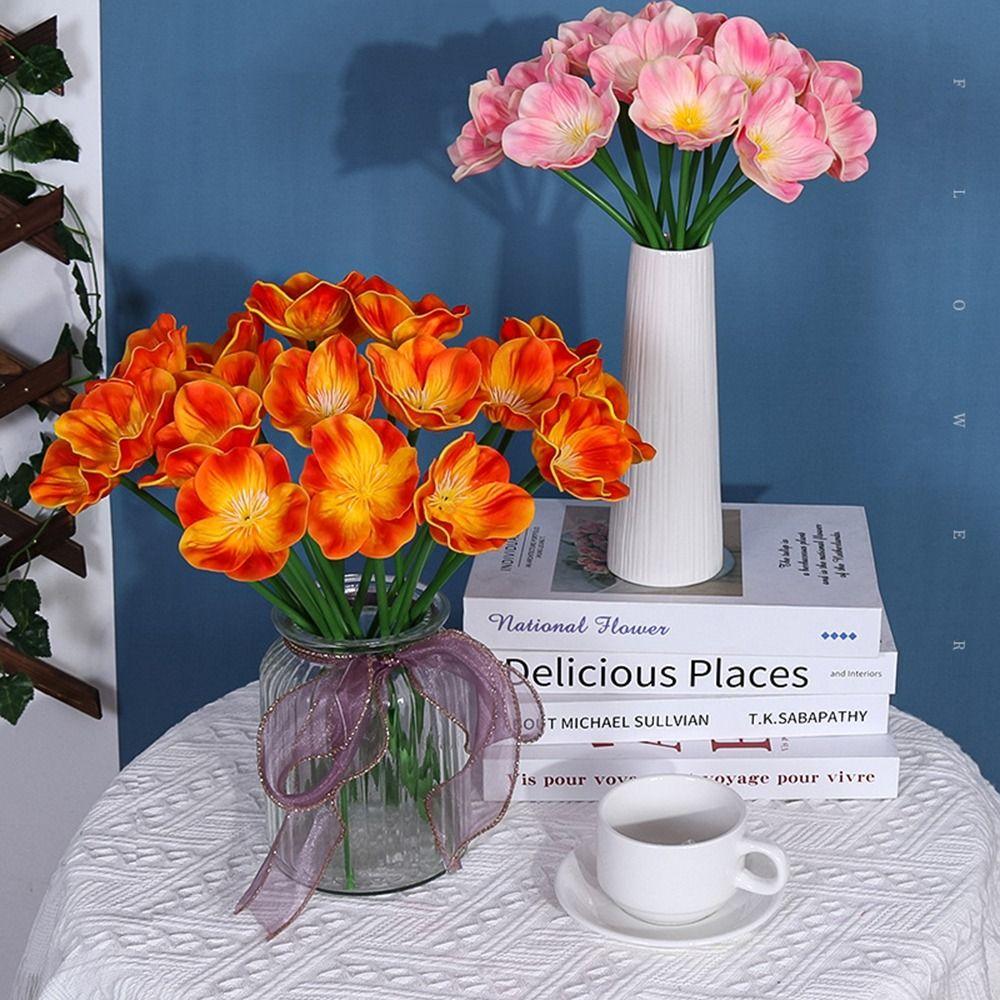 Touch Elegant Realistic Silk Plants Faux Bouquet Fake Poppies Flowers Artificial Papaver Rhoeas
Touch Elegant Realistic Silk Plants Faux Bouquet Fake Poppies Flowers Artificial Papaver Rhoeas