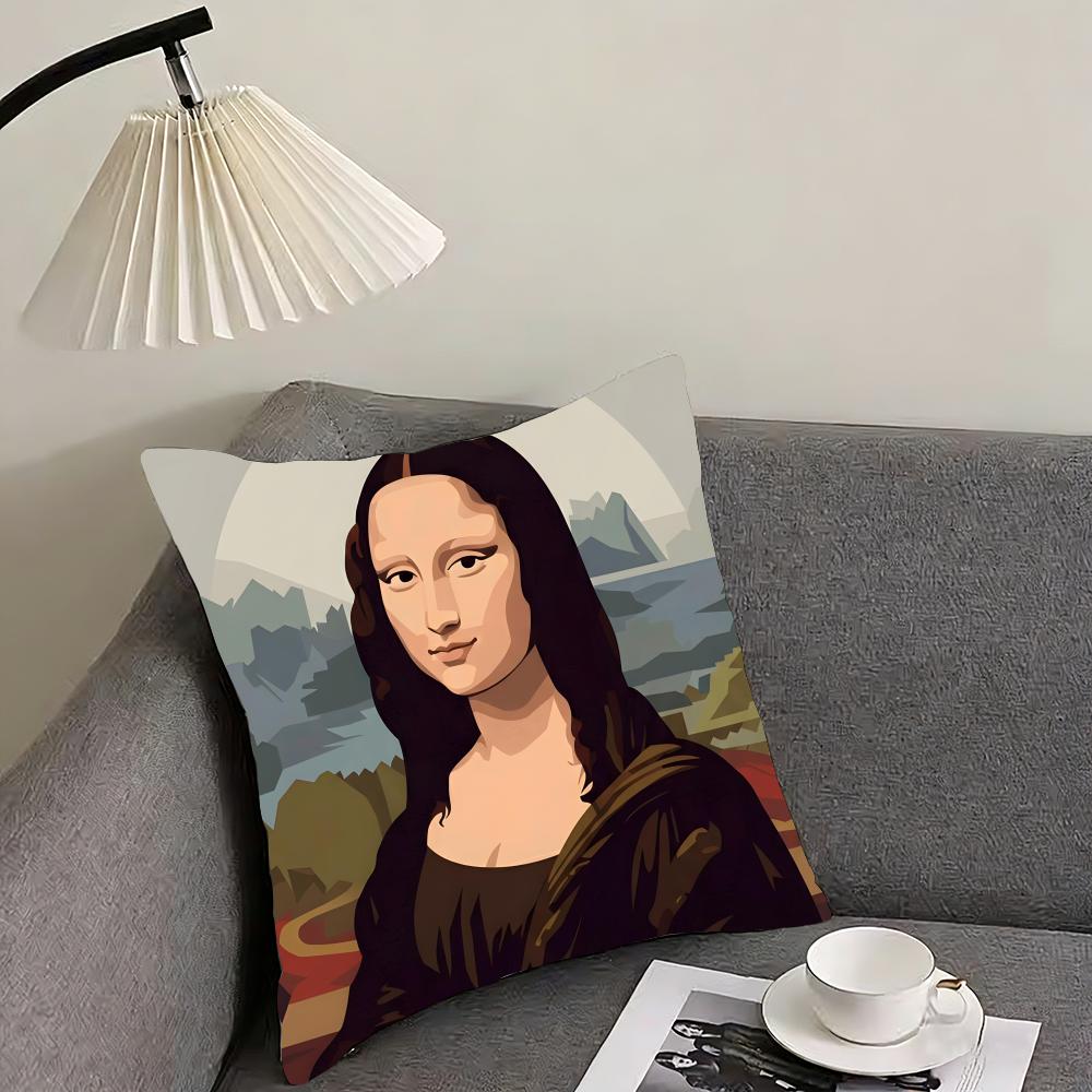 Mona Lisa Art Cushion Cover Pillowcase Ultra Soft Skin Friendly Fabric Cloud Like Comfort Concealed Zipper 30x30cm
Mona Lisa Art Cushion Cover Pillowcase Ultra Soft Skin Friendly Fabric Cloud Like Comfort Concealed Zipper 30x30cm