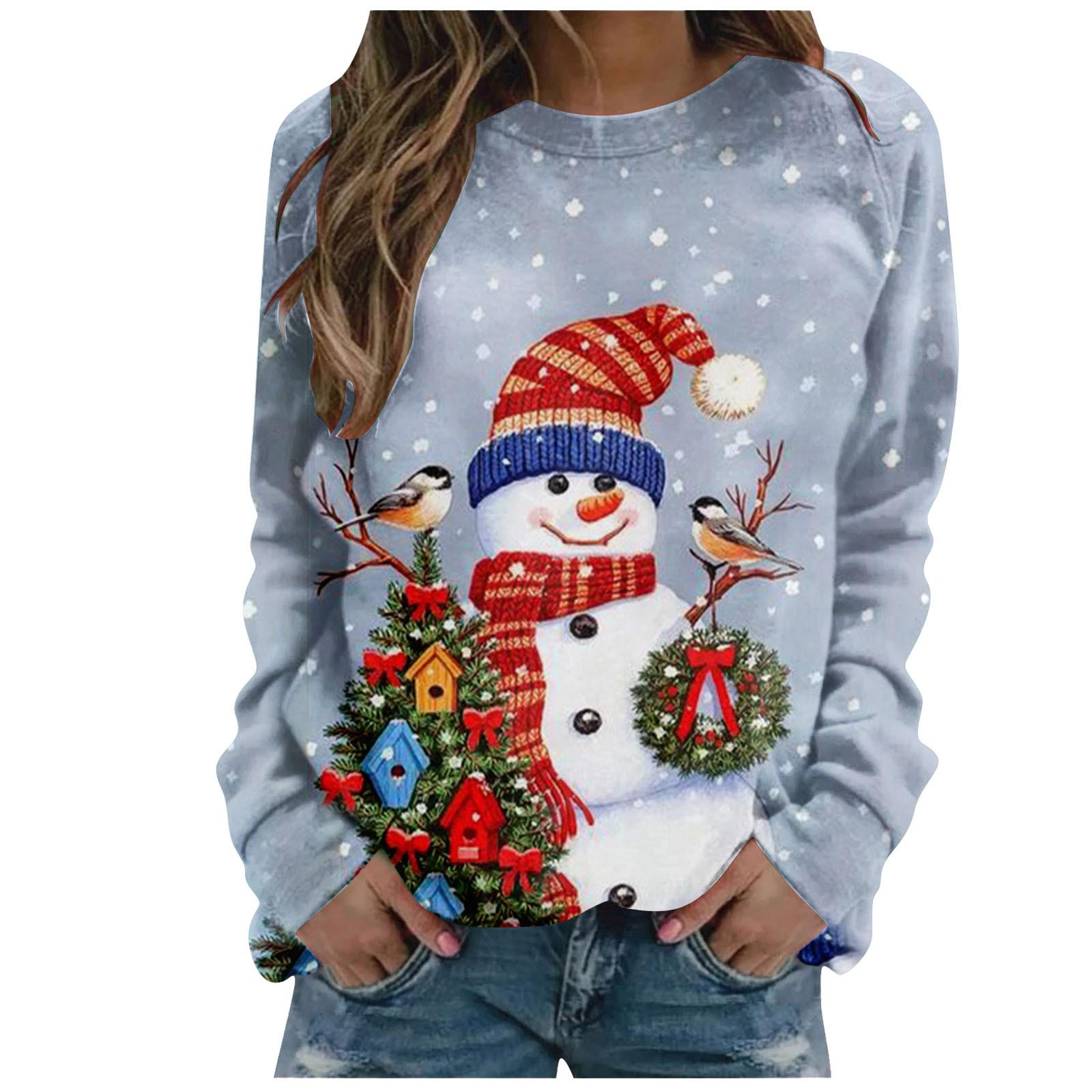 Women s Fashion Print Loose Casual Long Sleeve Round Neck Top Sweatshirt M червоний
Women s Fashion Print Loose Casual Long Sleeve Round Neck Top Sweatshirt M червоний