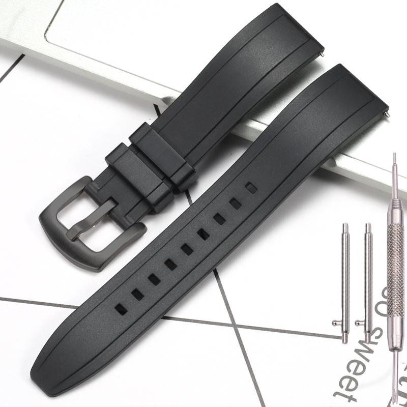 Dust-Free Rubber Waterproof Quick Release Watchband 20mm 22mm 24mm 26mm Black Silicone Strap for Seiko Omega Watch Accessories 26mm
Dust-Free Rubber Waterproof Quick Release Watchband 20mm 22mm 24mm 26mm Black Silicone Strap for Seiko Omega Watch Accessories 26mm