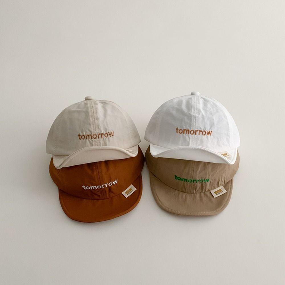 Soft Baby Peaked Hat Quick-drying Children Visors Cap Ins Letter Baseball Cap Boys Girls білий
Soft Baby Peaked Hat Quick-drying Children Visors Cap Ins Letter Baseball Cap Boys Girls білий