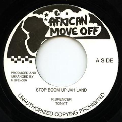 7inch Record TONY T - Stop Boom Up Jah Land AMO7001 African Move Of 1989 UK Reggae, Ska & Dub
7inch Record TONY T - Stop Boom Up Jah Land AMO7001 African Move Of 1989 UK Reggae, Ska & Dub