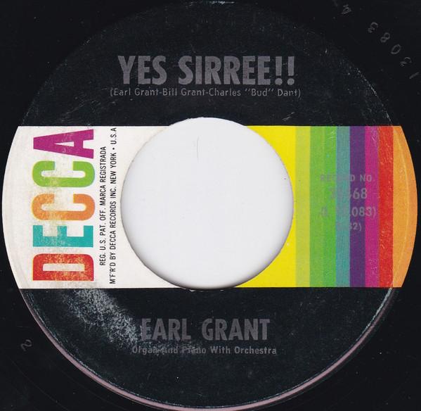 7inch Record EARL GRANT Yes Sirree Steves Theme L13104 Decca 1963 US Jazz Used
7inch Record EARL GRANT Yes Sirree Steves Theme L13104 Decca 1963 US Jazz Used