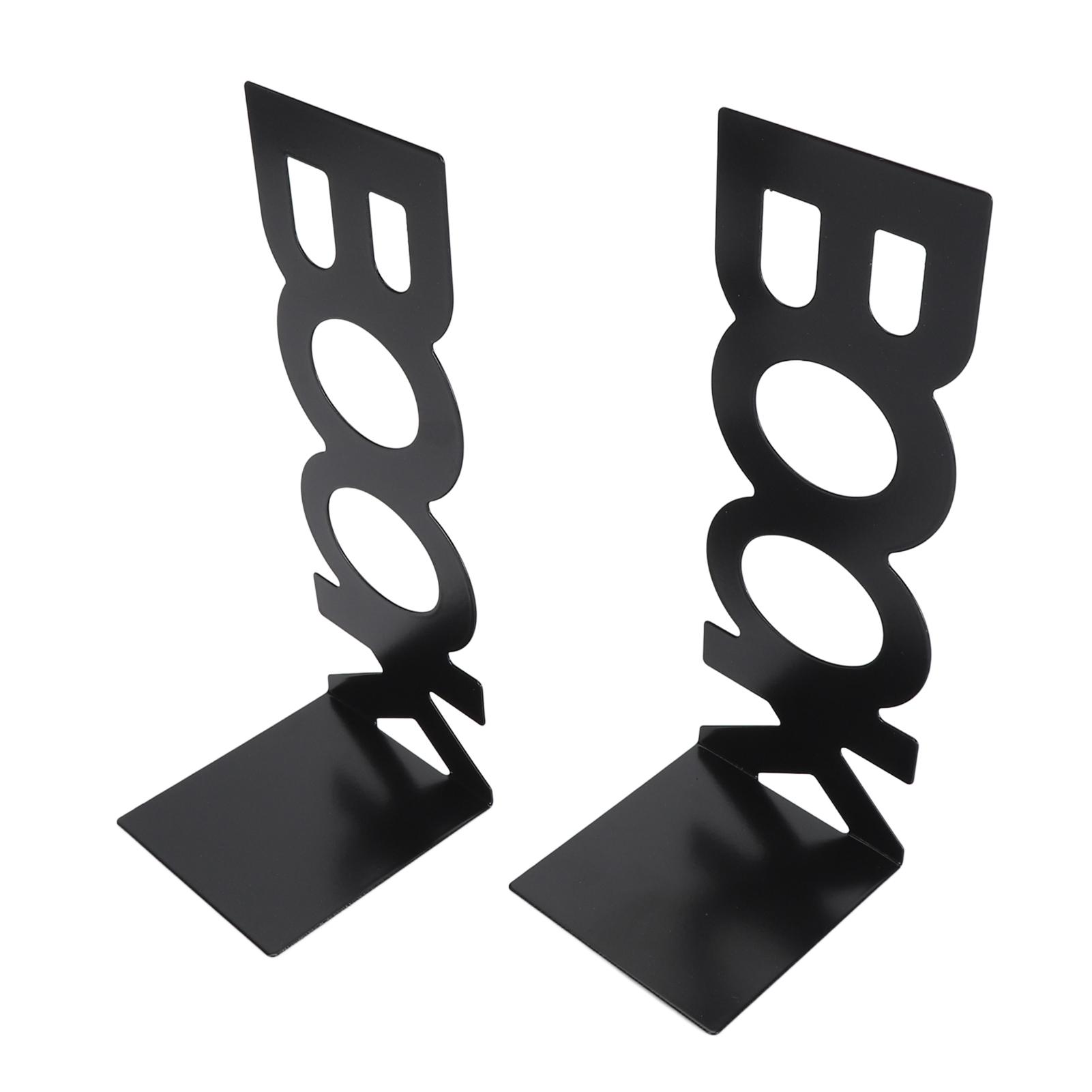 1 пара декоративных L-образных вертикальных нескользящих стопперов для книг для школьного офиса чёрный
1 пара декоративных L-образных вертикальных нескользящих стопперов для книг для школьного офиса чёрный