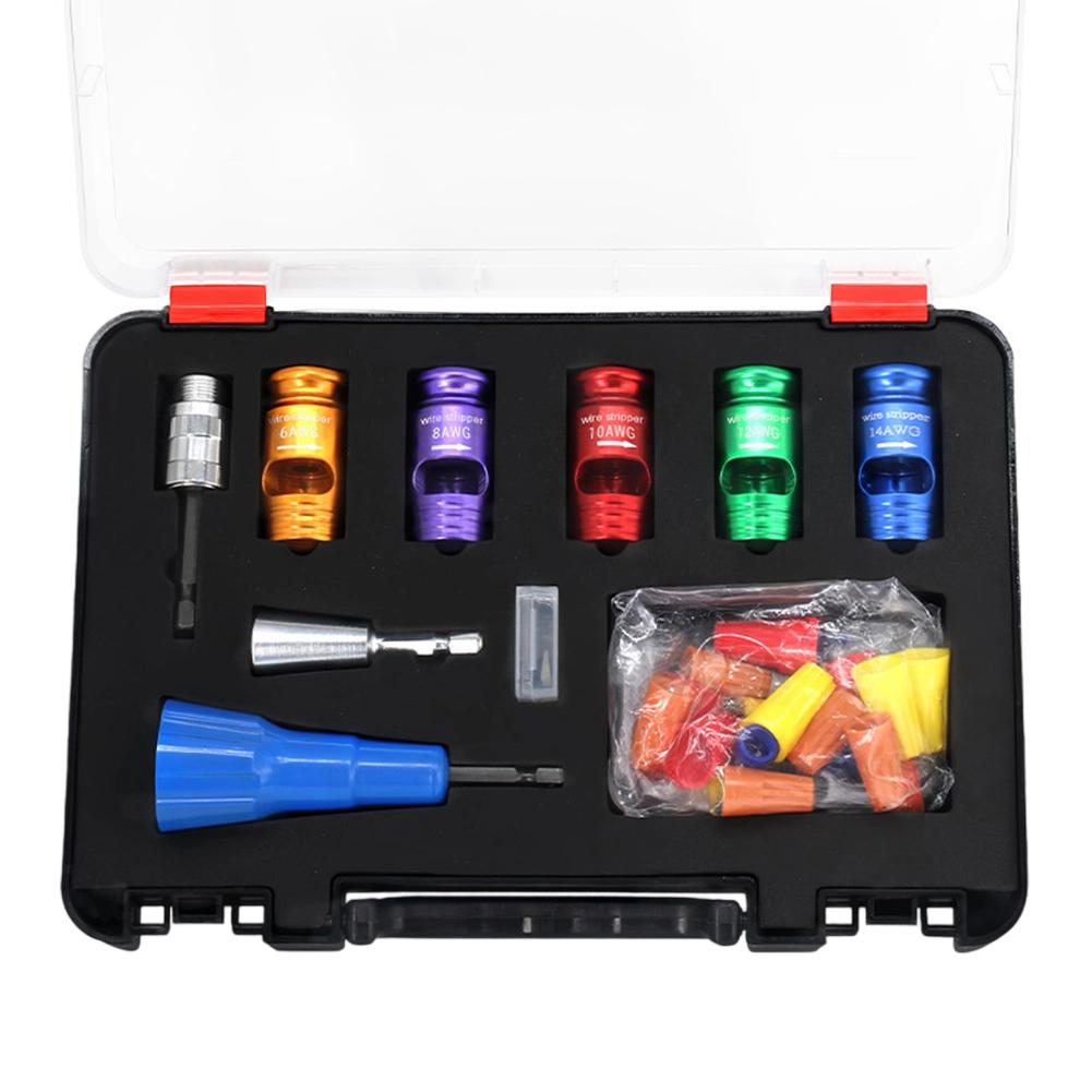For Wire Stripping Projects Electric Drill Stripper Aluminum Alloy Material Complete Tool Set Heat Resistant Tool China Mainland
For Wire Stripping Projects Electric Drill Stripper Aluminum Alloy Material Complete Tool Set Heat Resistant Tool China Mainland