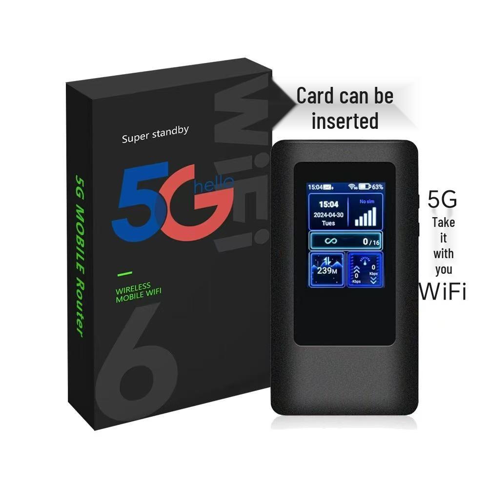 5G Portable Dual-Band WiFi 6 Router with SIM Slot and Long Battery Life 1000
5G Portable Dual-Band WiFi 6 Router with SIM Slot and Long Battery Life 1000