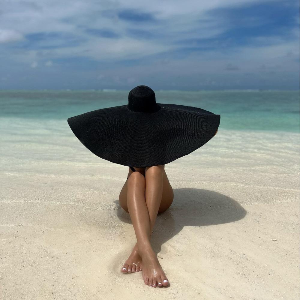 Sunscreen Diameter Large Straw Hat Boho Style Summer Beach Sun Hat 70cm Wide Brim Sun Hat Outdoor кавовий
Sunscreen Diameter Large Straw Hat Boho Style Summer Beach Sun Hat 70cm Wide Brim Sun Hat Outdoor кавовий