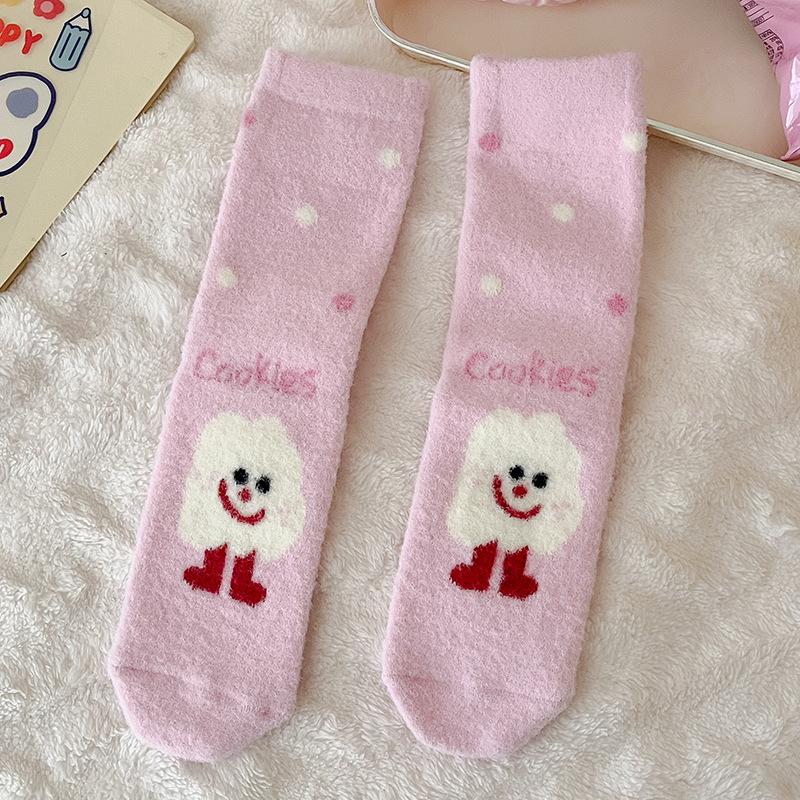 Pink Australian Velvet Socks Medium Tube Socks Season Warm, Piled And Thickened Cute Expression Cartoon Plush Sleep Socks one size fits all
Pink Australian Velvet Socks Medium Tube Socks Season Warm, Piled And Thickened Cute Expression Cartoon Plush Sleep Socks one size fits all