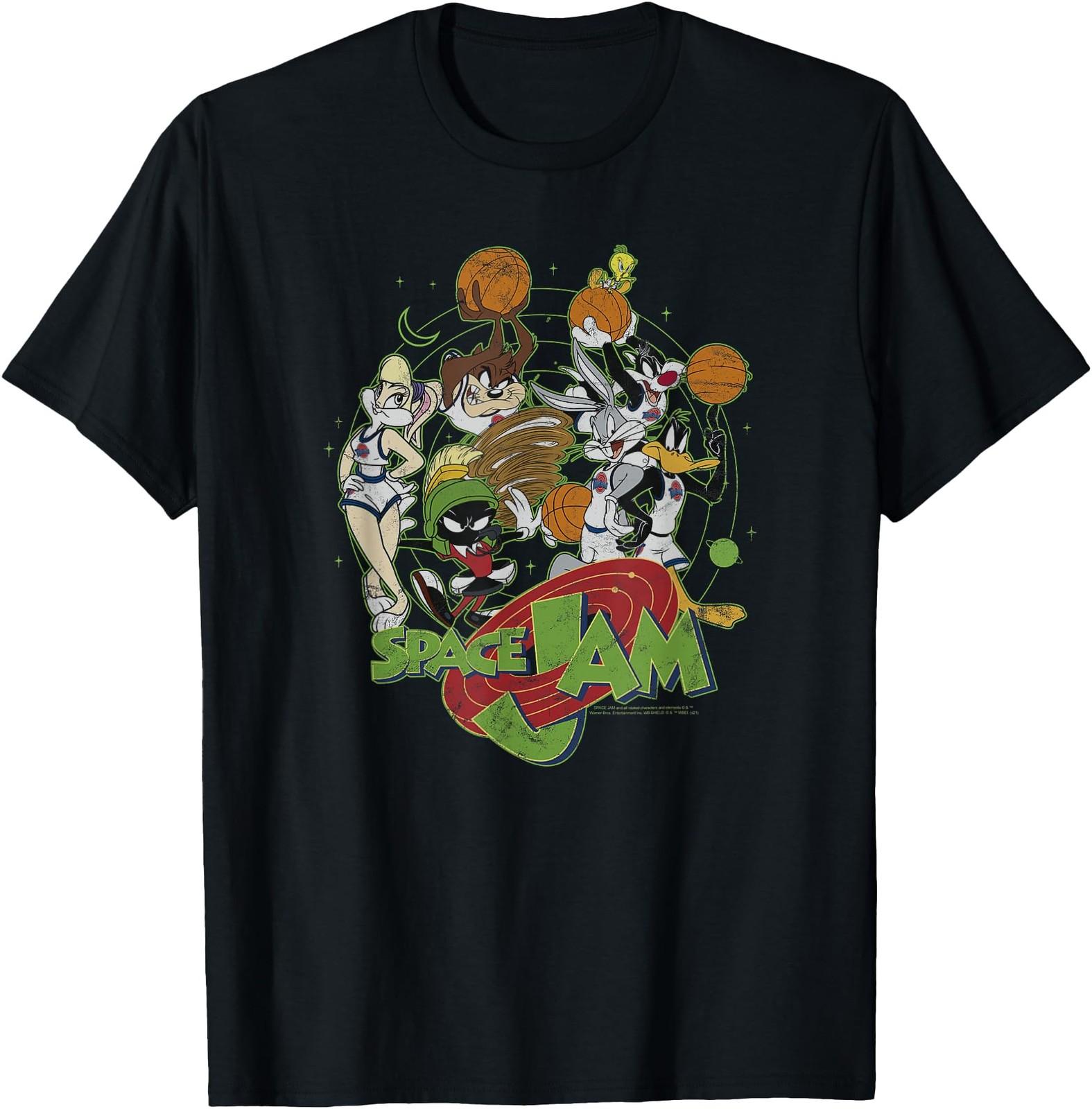 Футболка з вінтажним логотипом класичної баскетбольної команди Space Jam 5XL різнокольоровий
Футболка з вінтажним логотипом класичної баскетбольної команди Space Jam 5XL різнокольоровий