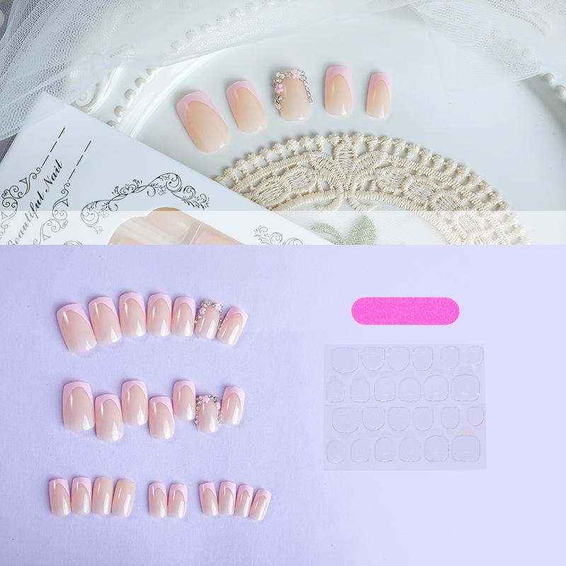2024 Прямоугольные Розовые Бриллиантовые Цветы Французский Край Накладные Ногти - Высококачественные Накладки Ручной Работы
2024 Прямоугольные Розовые Бриллиантовые Цветы Французский Край Накладные Ногти - Высококачественные Накладки Ручной Работы