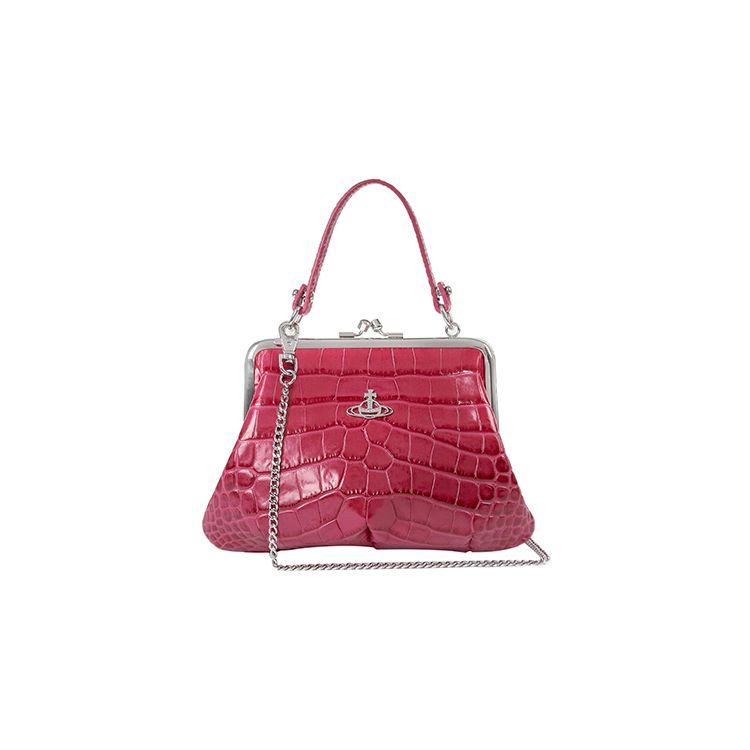 VIVIENNE WESTWOOD Queens Star Logo Crocodile Embossed Calfskin Dumpling Bag Shoulder Crossbody Handbag Wallet Women Bags Pink 52020003L0039G406 Shopping Bag Set(Basic Set+Shopping Bag)
VIVIENNE WESTWOOD Queens Star Logo Crocodile Embossed Calfskin Dumpling Bag Shoulder Crossbody Handbag Wallet Women Bags Pink 52020003L0039G406 Shopping Bag Set(Basic Set+Shopping Bag)