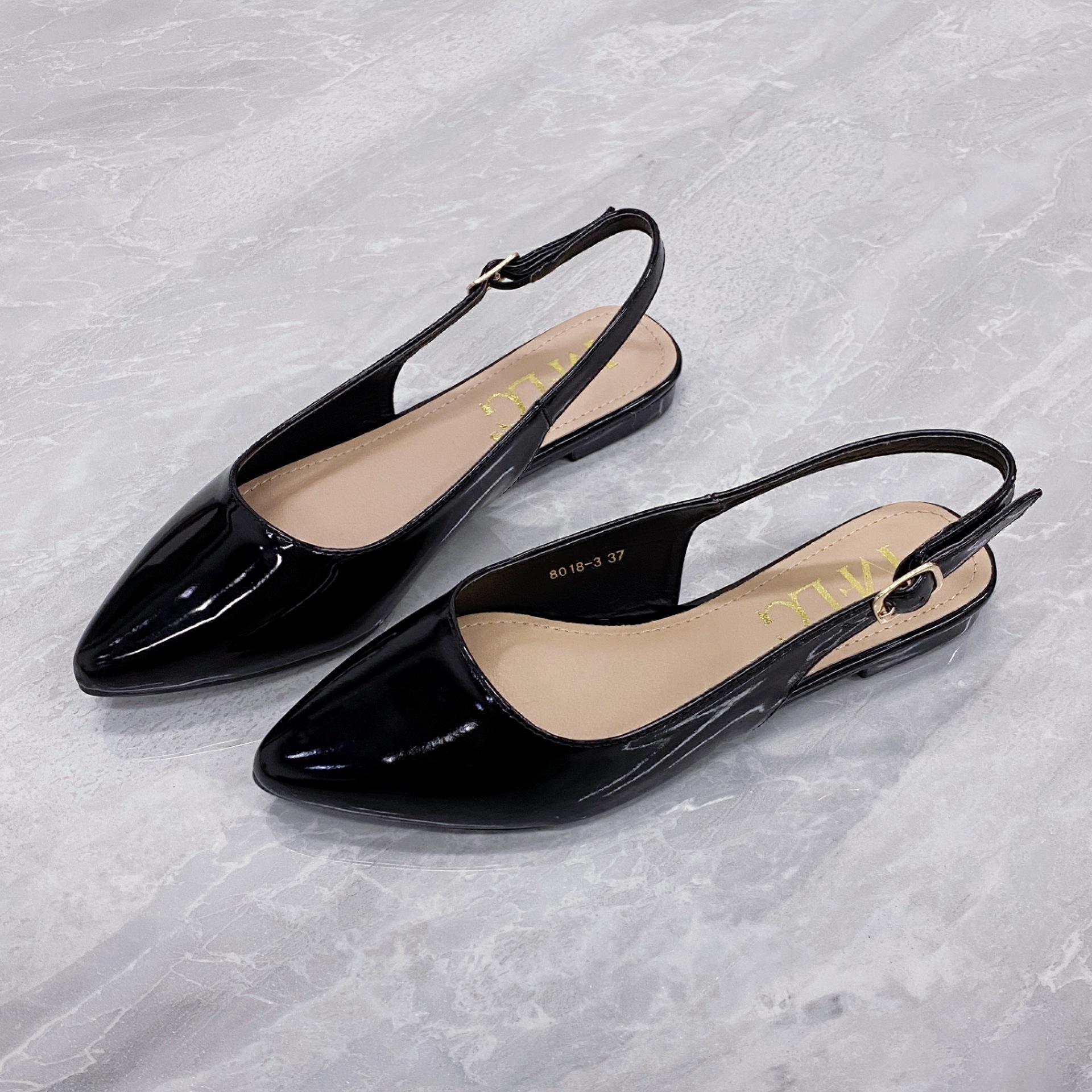 2025 Cross-border Patent Leather Peep-toe Flat Sandals for Women - Pointed Toe, Low-cut Mirror Ballet Style 40 чёрный
2025 Cross-border Patent Leather Peep-toe Flat Sandals for Women - Pointed Toe, Low-cut Mirror Ballet Style 40 чёрный