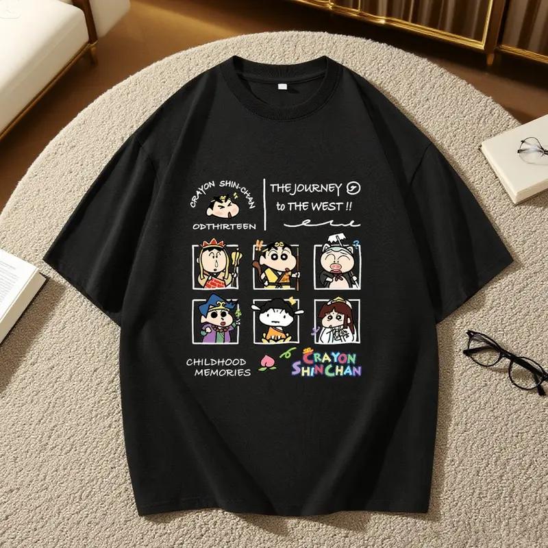 2026 Summer Comic Form Crayon Shinchan Image 100 Cotton Printed Oversize Casual Tshirt Adult Children Parentchild Top y2k S
2026 Summer Comic Form Crayon Shinchan Image 100 Cotton Printed Oversize Casual Tshirt Adult Children Parentchild Top y2k S