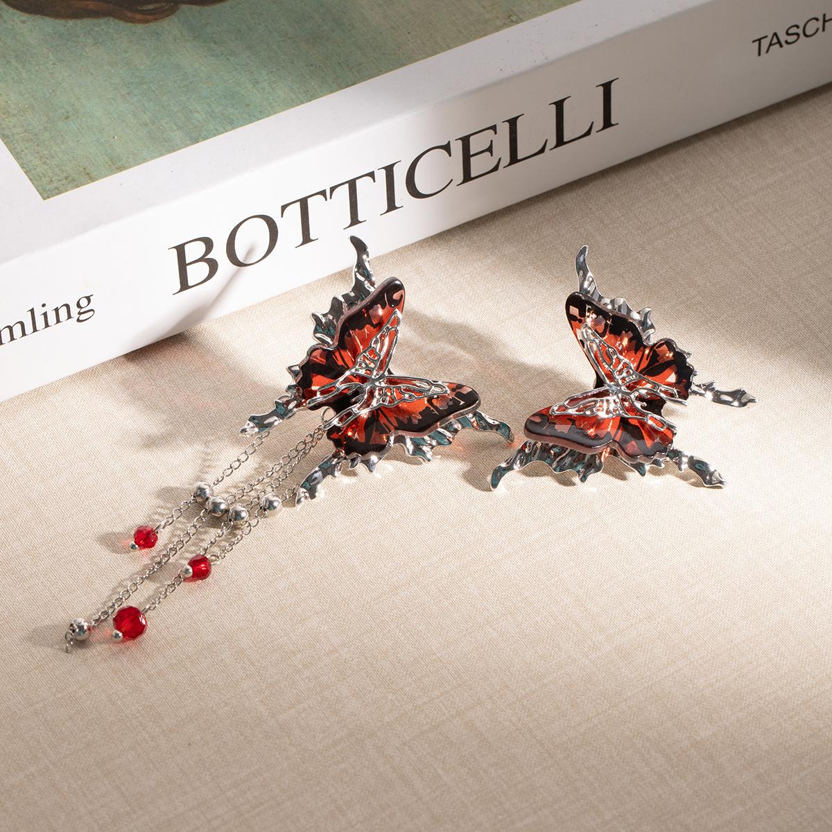 Мерцающие асимметричные серьги-кисточки в виде бабочек - роскошный дизайн, милый стиль, уникальные модные серьги-капельки красный
Мерцающие асимметричные серьги-кисточки в виде бабочек - роскошный дизайн, милый стиль, уникальные модные серьги-капельки красный