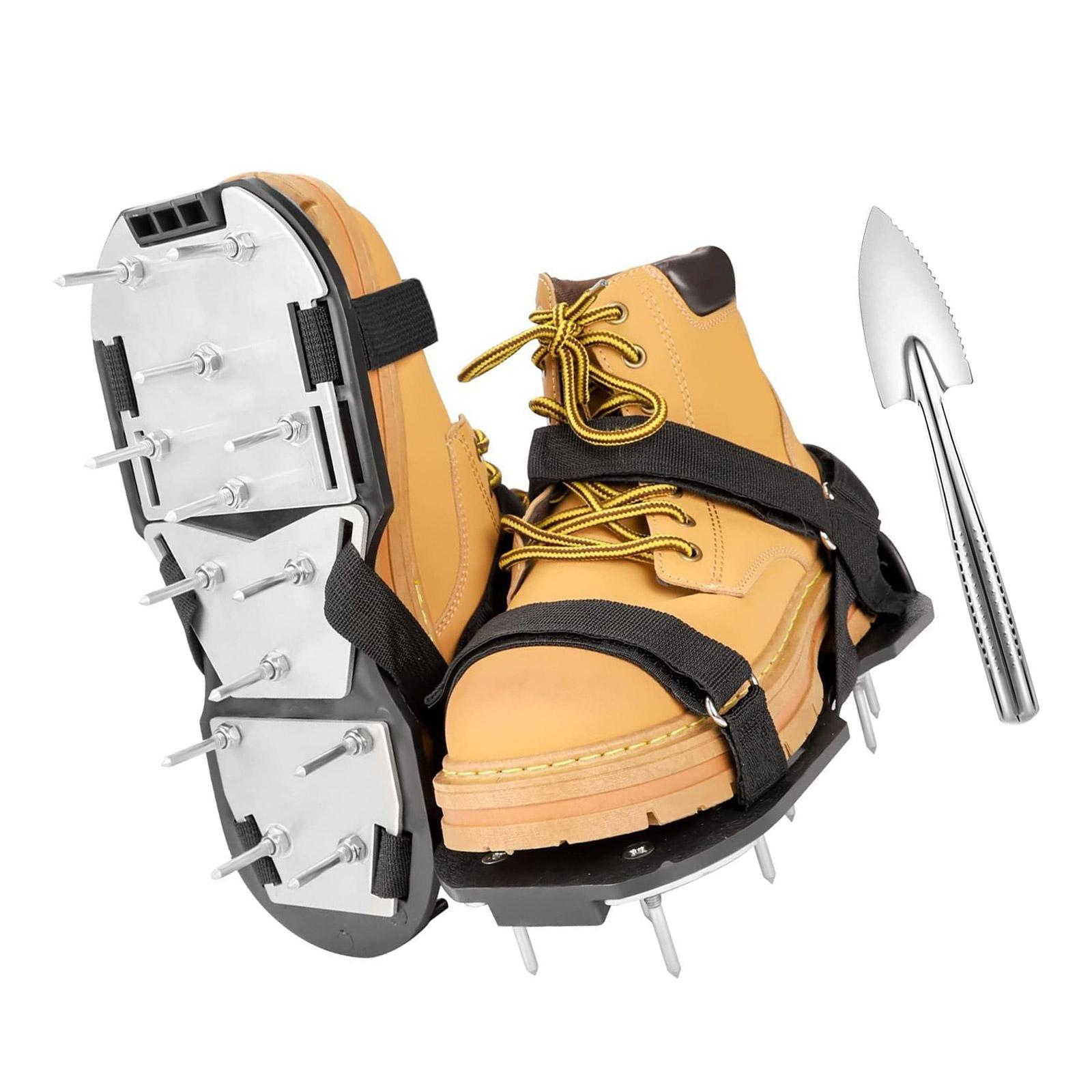 Lawn Aerator Shoe Metal Spiked Aerator Sandals For Rock Soil And Lawn Exercise With Adjustable Straps 1
Lawn Aerator Shoe Metal Spiked Aerator Sandals For Rock Soil And Lawn Exercise With Adjustable Straps 1